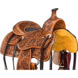 NEW! Royal King Youth Abilene Pleasure Trail Saddle-Gullet: 7½" QHB - Country Scene Saddlery and Pet Supplies
