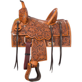 NEW! Royal King Youth Prescott All Around Saddle 7.5inch Gullet. Cowboy Roper
