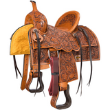 NEW! Royal King Youth Prescott All Around Saddle 7.5inch Gullet. Cowboy Roper