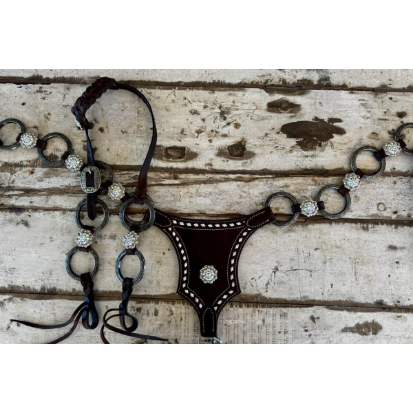 New! Ruby Rose Gladiator Tack Set (Brown)