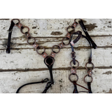 New! Ruby Rose Gold Concho Ring Tack Set - Country Scene Saddlery and Pet Supplies
