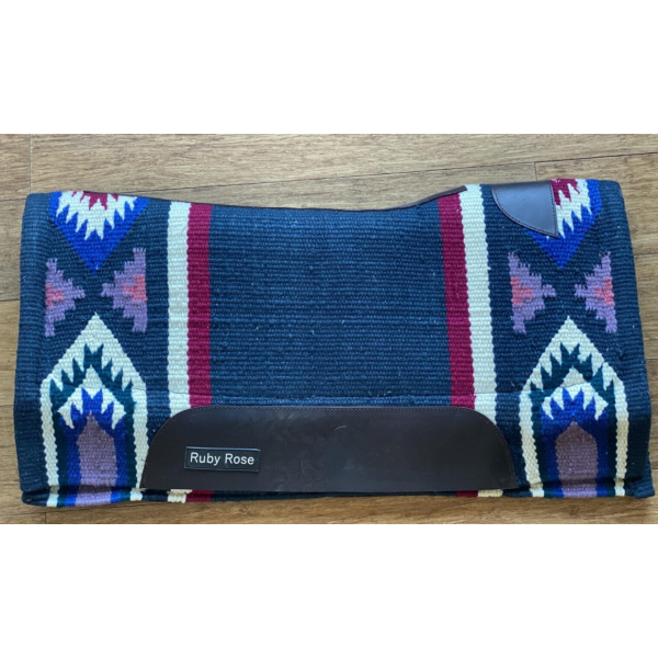 New! Ruby Rose Saddle Blanket – Navy Blue and Purple Summer Combos