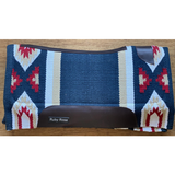 New! Ruby Rose Saddle Pad- Navy Blue and Red - Country Scene Saddlery and Pet Supplies