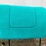 New! Saddle Blanket In Polar Fleece Pony/Cob / Teal Saddle pad