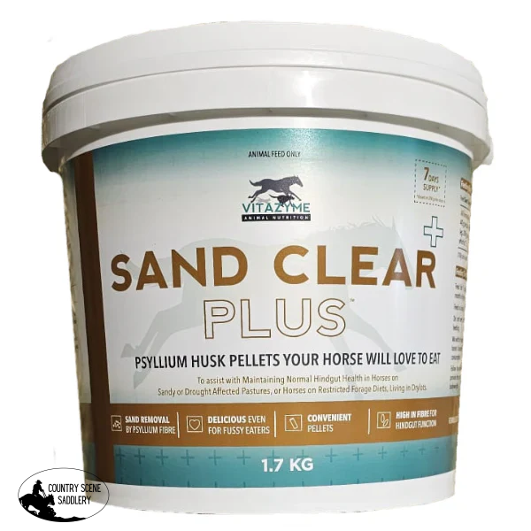 New! Sand Clear Plus 1.7Kg Horse Supplements