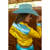 New! SANTA FE SATIN PERFORMANCE RODEO SHIRT - Country Scene Saddlery and Pet Supplies