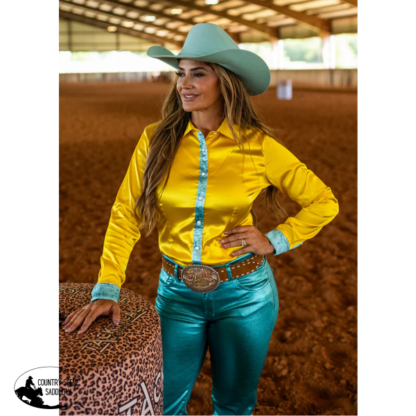 New! SANTA FE SATIN PERFORMANCE RODEO SHIRT Western Shirts
