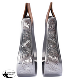 New! Schneiders® Aluminum Engraved Western Padded Stirrups - Country Scene Saddlery and Pet Supplies