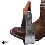 New! Schneiders® Aluminum Engraved Western Padded Stirrups - Country Scene Saddlery and Pet Supplies