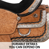 New! Schneiders® Cody II Western Silver Show Saddle