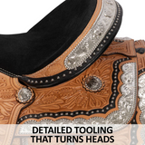 New! Schneiders® Cody II Western Silver Show Saddle