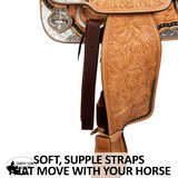 New! Schneiders® Cody II Western Silver Show Saddle