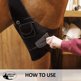 New! Schneiders® EquiCare LED Therapy® Red Light Stifle Wrap - Country Scene Saddlery and Pet Supplies