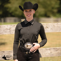 New! Schneiders® Ladies Sarah Crystal Western Show Shirt Shirts