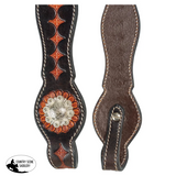 New! Schneiders® One Ear Diamond Tooled Silver Concho Ranch Headstall Full Western Tack Sets