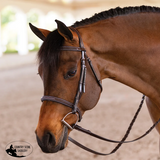 New! Schneiders® Pro Series Classic Hunter Bridle With Fancy Stitching