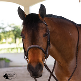 New! Schneiders® Pro Series Classic Hunter Bridle with Fancy Stitching - Country Scene Saddlery and Pet Supplies