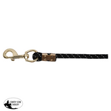 New! Schneiders® Reflective Nylon 10' Lead Rope with Rubber Cap End - Country Scene Saddlery and Pet Supplies