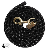 New! Schneiders® Reflective Nylon 10' Lead Rope with Rubber Cap End - Country Scene Saddlery and Pet Supplies