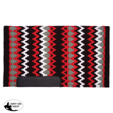 New! Schneiders® Rio Western Show Saddle Blanket - 34’’ x 42’’ - CSS redblack - western pads
