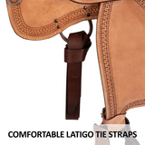 New! Schneiders® Running W II Roughout Western Work Saddle - Country Scene Saddlery and Pet Supplies