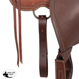 New! Schneiders® Tooled Border Western Trail Saddle & 7’’ gullet and full horse bars 16 / Dark Western Saddle