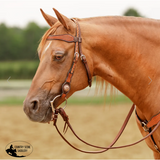New! Schneiders® Tooled Concho Browband Ranch Headstall Western Bridle