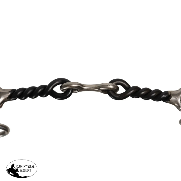 New! Schneiders® Twisted Wire Dog Bone Stainless Steel Snaffle Bit Western Shirts