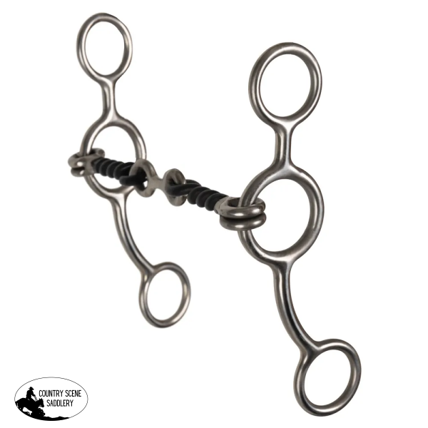 New! Schneiders® Twisted Wire Dog Bone Stainless Steel Snaffle Bit Western Shirts