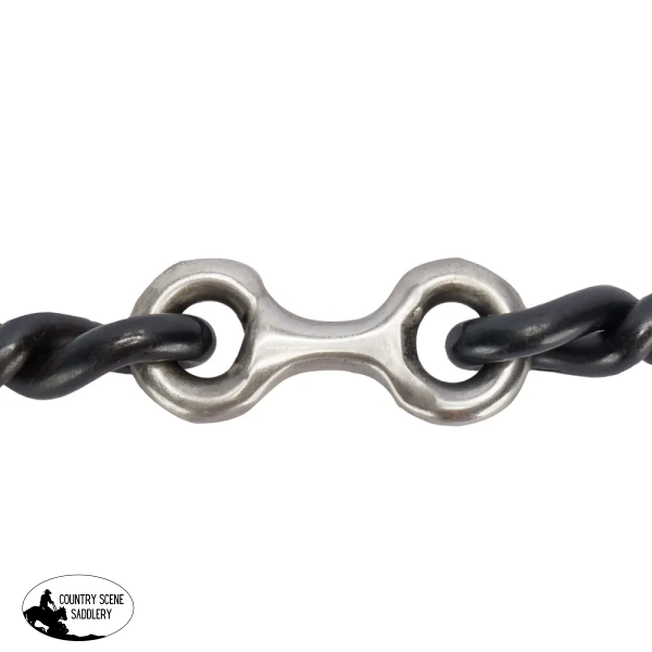 New! Schneiders® Twisted Wire Dog Bone Stainless Steel Snaffle Bit Western Shirts