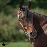 New! Schneiders® Two Ear Wave Western Show Headstall - Full #43436 LTOFH Backordered - Expected October 05 - Western