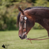 New! Schneiders® Two Ear Wave Western Show Headstall - Full #43436 LTOFH Backordered - Expected October 05 - Western