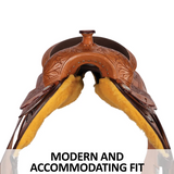New! Schneiders® Wyatt II Tooled All Around Saddle - Country Scene Saddlery and Pet Supplies