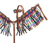 New! Serape print headstall and breastcollar set. - Country Scene Saddlery and Pet Supplies