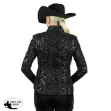 New! Shamsa Show Jacket Black Western Tops