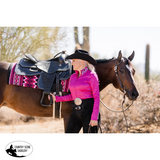 New! Shiloh Crystaled Taffy Show Blouse, Fuchsia - Country Scene Saddlery and Pet Supplies
