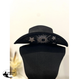 New! Shooting Star Cowboy Hat / BLACK - Country Scene Saddlery and Pet Supplies