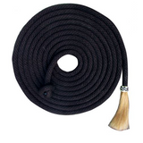 New! Showman 23' Nylon Mecate Reins with Horse Hair Tassel - Country Scene Saddlery and Pet Supplies