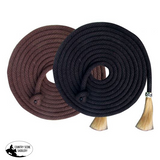 New! Showman 23' Nylon Mecate Reins with Horse Hair Tassel - Country Scene Saddlery and Pet Supplies
