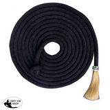 New! Showman 23' Nylon Mecate Reins with Horse Hair Tassel - Country Scene Saddlery and Pet Supplies