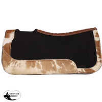 New! Showman 24’’ X Contoured Felt Pad With Cowhide Wear Leathers