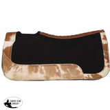 NEW! Showman 24" x 24" Contoured Felt Pad with Cowhide Wear Leathers - Country Scene Saddlery and Pet Supplies
