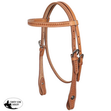 NEW! Showman 3-Piece Argentina Cow Leather Browband One Ear Headstall and Breastcollar Set - Mini/Small Pony mini/small