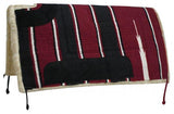Showman 30" x 30" Navajo cut back saddle pad Kodel fleece - Country Scene Saddlery and Pet Supplies