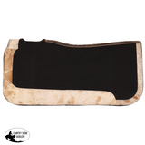 NEW! Showman 31" x 32" Contoured Felt Pad with Cowhide Wear Leathers - Country Scene Saddlery and Pet Supplies
