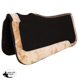 New! Showman 31’’ X 32’’ Contoured Felt Pad With Cowhide Wear Leathers