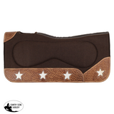 New! Showman 31" x 32" Cosmic Hide Contoured Felt Saddle Pad - Country Scene Saddlery and Pet Supplies