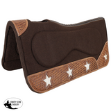 New! Showman 31" x 32" Cosmic Hide Contoured Felt Saddle Pad - Country Scene Saddlery and Pet Supplies