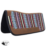 New! Showman 31" x 32" Radiant Weave Contoured Saddle Pad with Felt Bottom - Country Scene Saddlery and Pet Supplies