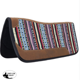 New! Showman 31" x 32" Radiant Weave Contoured Saddle Pad with Felt Bottom - Country Scene Saddlery and Pet Supplies